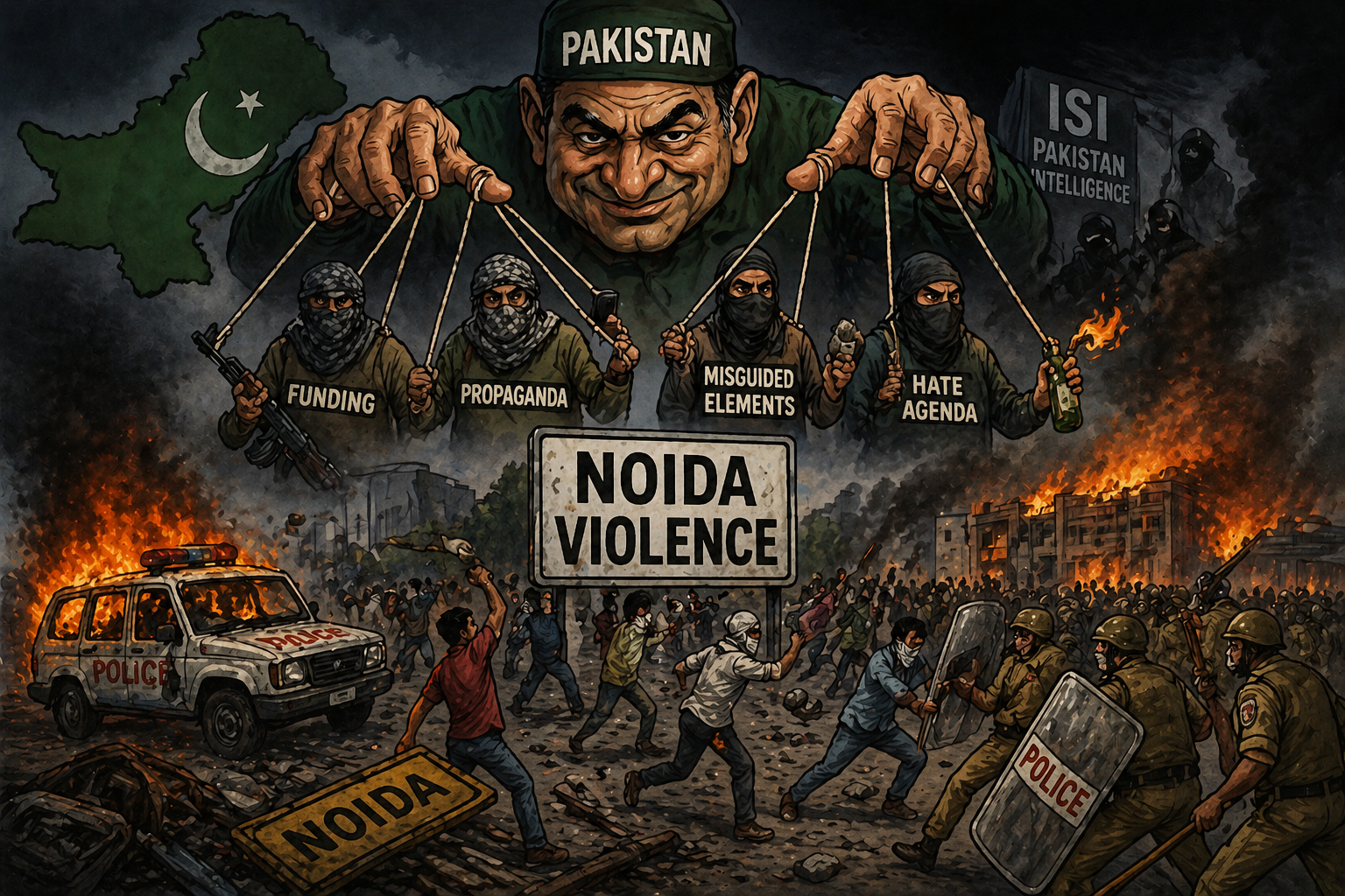 Noida protests in the age of information warfare